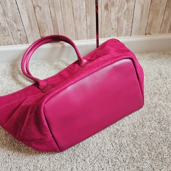 Ralph Lauren Fragrance Large Tote Bag In Magenta Color - Picture 6 of 9
